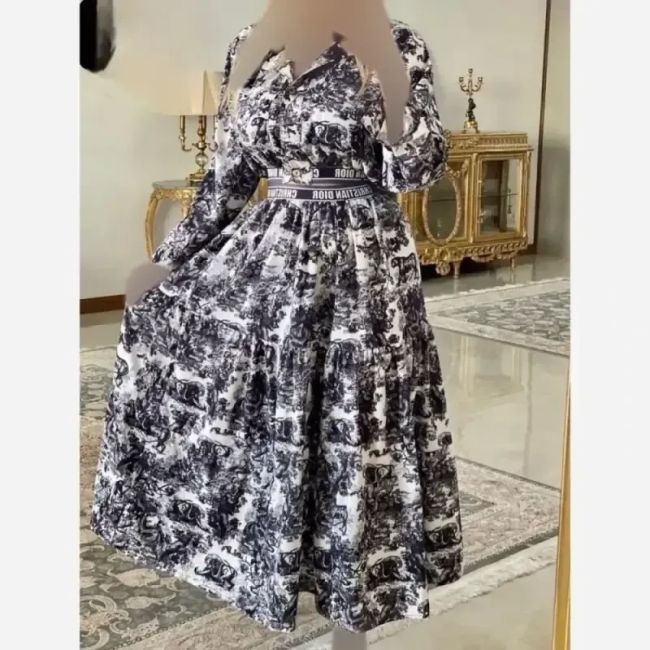 ست دو تیکه مجلسی کرپ خاویاری سایز 38 تا 44