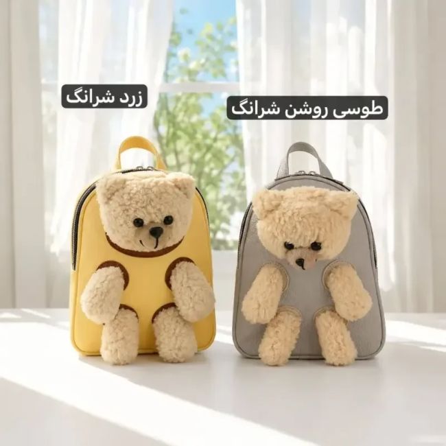 کوله پشتی چرم مصنوعی روزمره زنانه ابعاد 22 در 17 سانتیمتر (2)