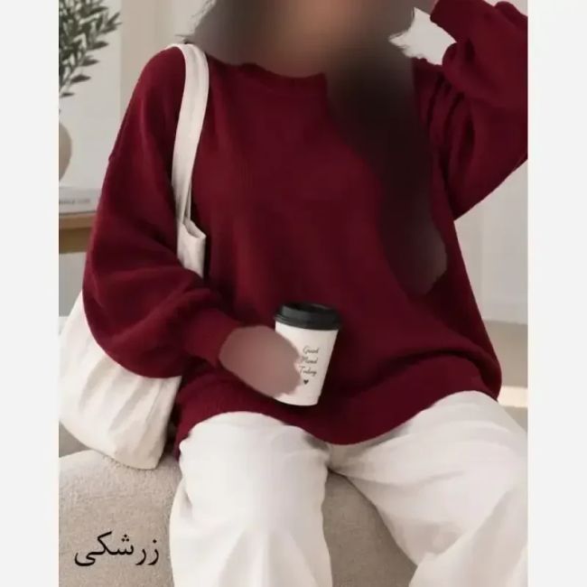 بلوز بافت زنانه نخ ترک ساده لش ضد حساسیت سایز 36 تا 50