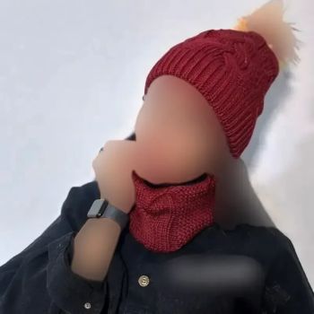 کلاه و شال رینگی زمستانی زنانه بافت