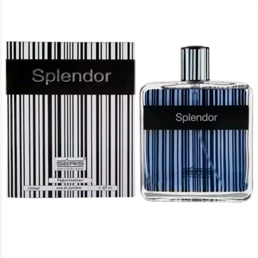 ادکلن اسپلیندور مشکی لیبلدار 100 میل عطر splendor رایحه جذاب مردانه