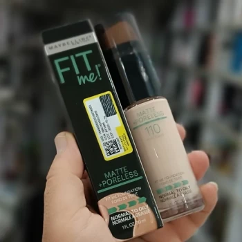 کرم پودر گیاهی مایبلین اورجینال maybelline fitme کرمپودر 
