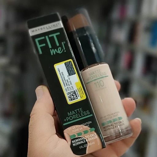 کرم پودر گیاهی مایبلین اورجینال maybelline fitme کرمپودر 