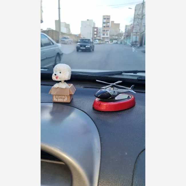 عروسک سگ داشبورد خودرو مدل فنردار و متحرک