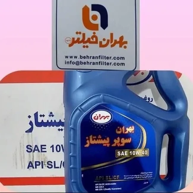 روغن موتور 4 لیتری بهران سوپر پیشتاز 10W-40