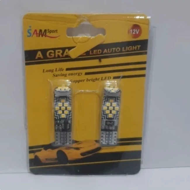 لامپ چراغ انبه ای سکن انواع خودرو smd24 بسته دو عددی