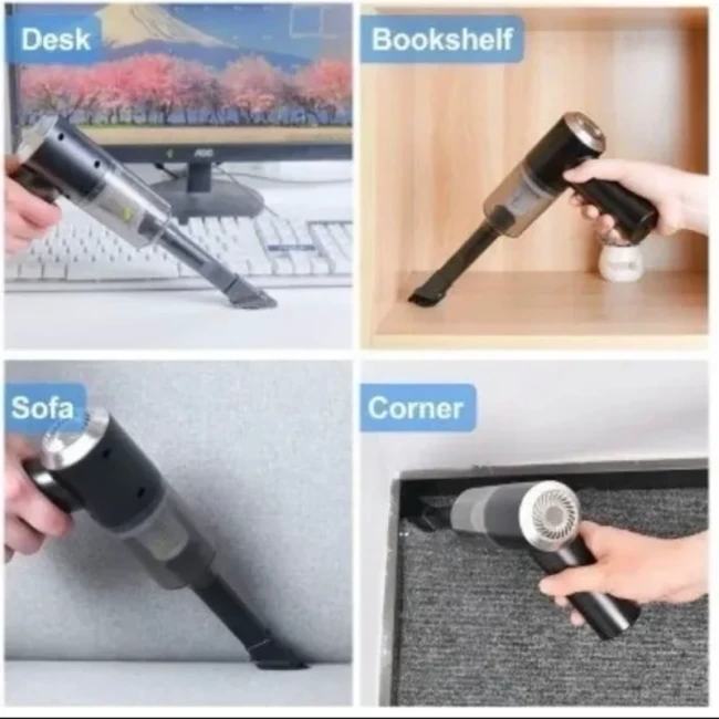 جارو برقی ماشین شارژی مدل new همراه با کابل شارژ