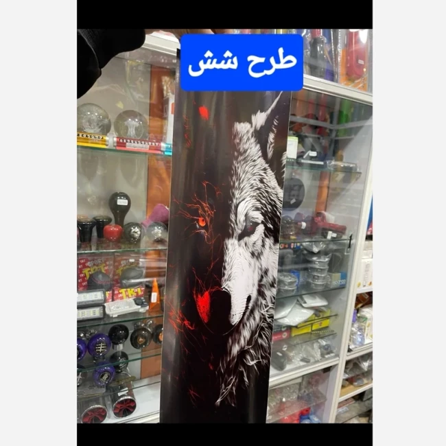 برچسب ستون خودرو کیفیت اچ دی  انواع خودرو بسته دو عددی