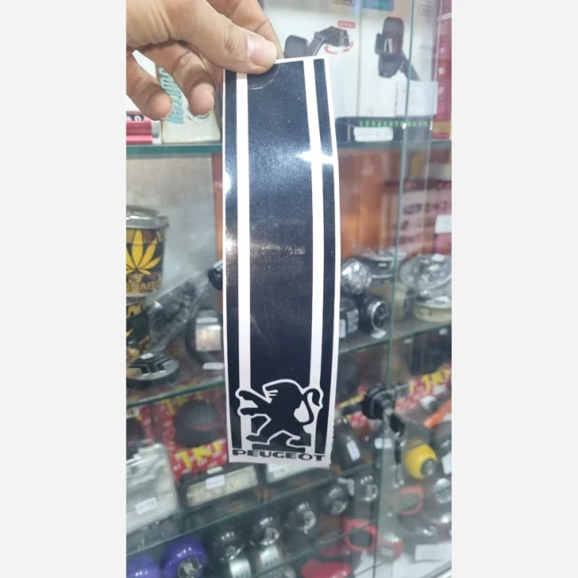 استیکر بدنه خودرو ضدآب بسته یک عددی کد دو ابعاد 24 در 5.5 سانت