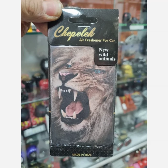 خوشبو کننده اویزی ماشین طرح شیر، پلنگ، گرگ