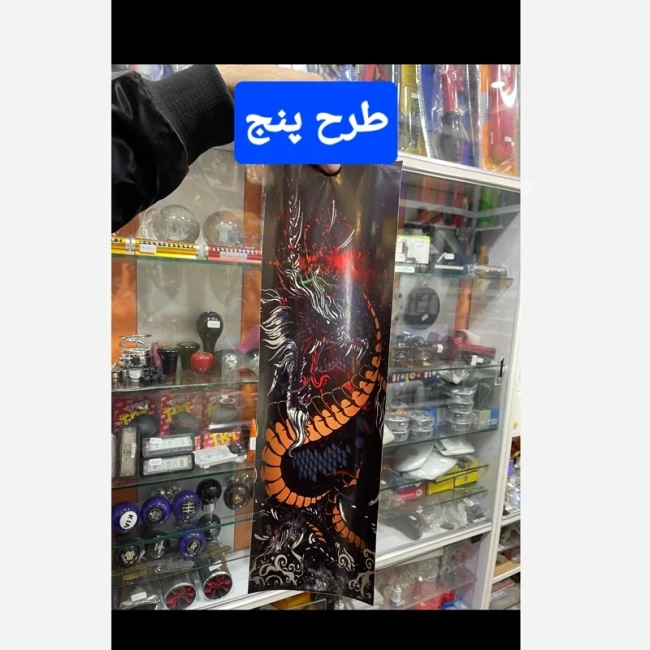 برچسب ستون خودرو کیفیت اچ دی  انواع خودرو بسته دو عددی