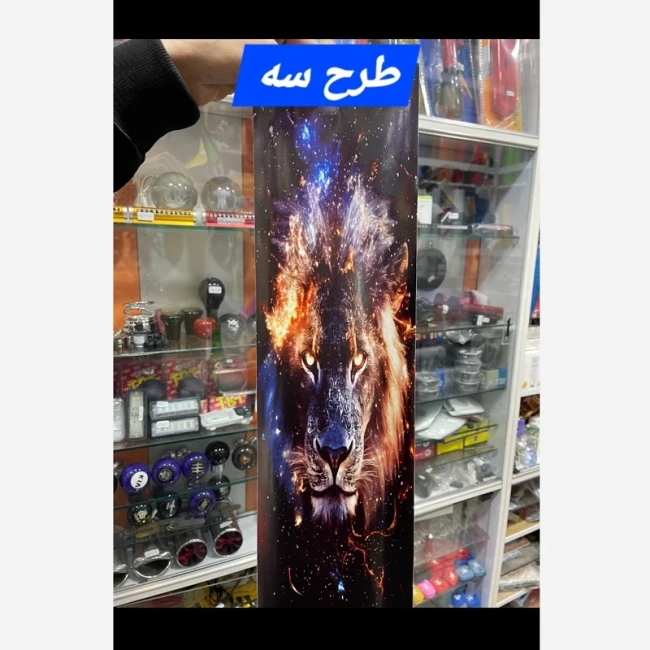 برچسب ستون خودرو کیفیت اچ دی  انواع خودرو بسته دو عددی