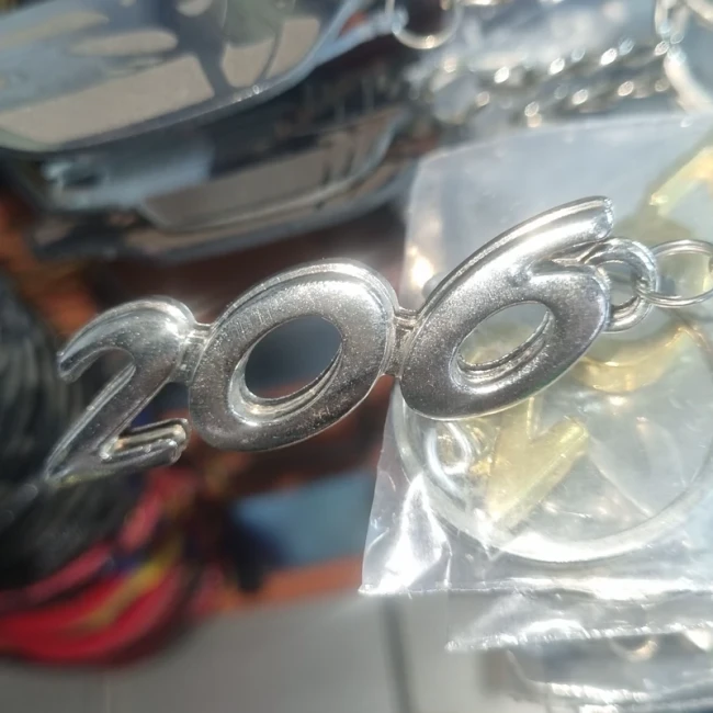 دسته کلید پژو 206 جنس فلزی