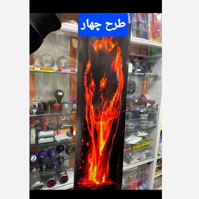 استیکر ستون خودرو کیفیت بالا انواع خودرو بسته دو عددی