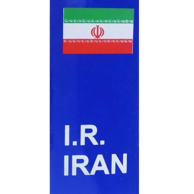 بر چسب شبرنگی پلاک خودرو جنس شب نما (شبرنگ) بسته دو عددی