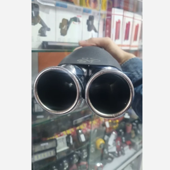 سر اگزوز دولول سر کج سایز بزرگ مناسب تمام خودروها