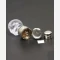 چراغ سر والف هفت رنگ وارداتی بسته دو عددی با شش عدد باتری ک داخل سروالفه مخصوص دوچرخه موتور ماشین