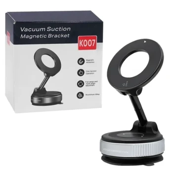 هولدر وکیومی ماشین رینگی با آهنربای قوی مناسب گوشی های مگ سیف دار