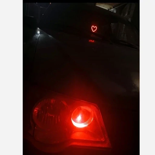 آویز قلب چراغدار قرمز رنگ قرمز