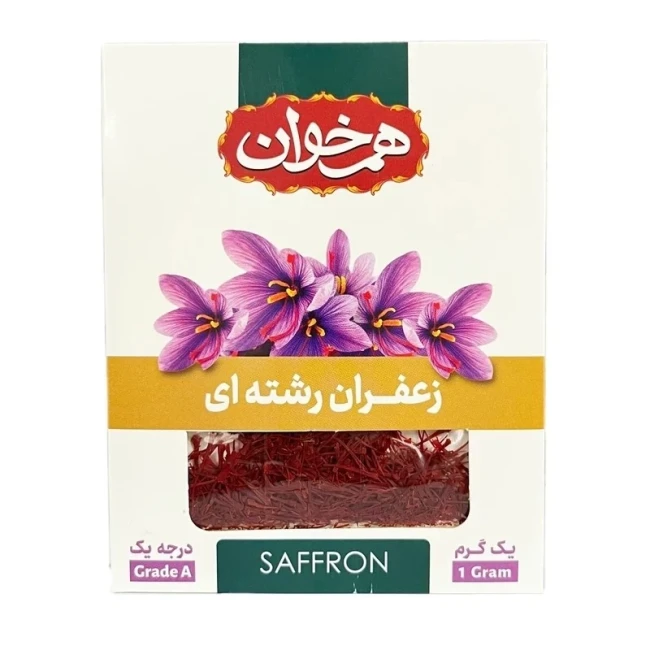 زعفران سرگل رشته ای هم خوان یک گرم