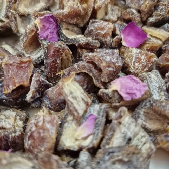 چیپس خرما پیارم با طعم گل محمدی 300گرمی