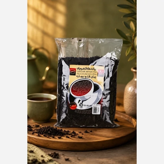 چای سیاه قلم بهاره چای رفاه لاهیجان 500 گرم