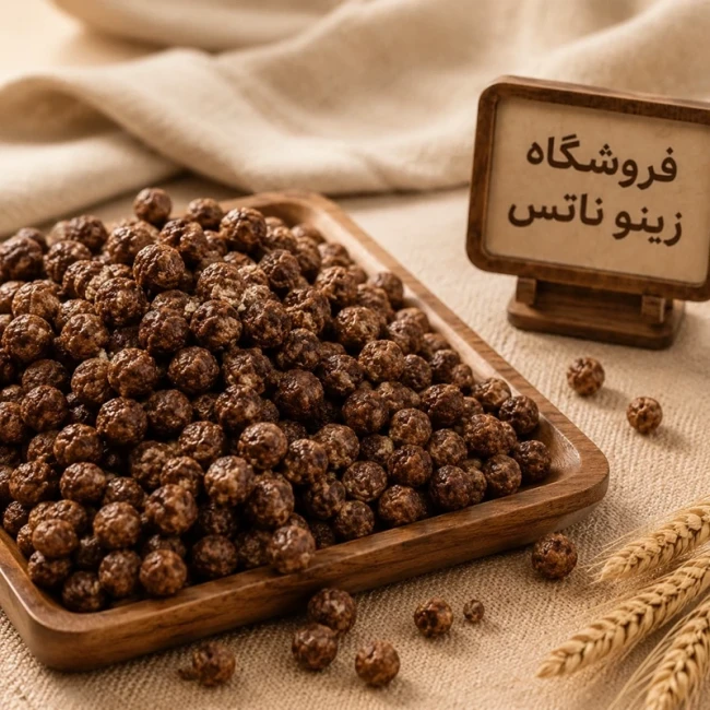 کورن فلکس یا غلات صبحانه توپی یک کیلویی