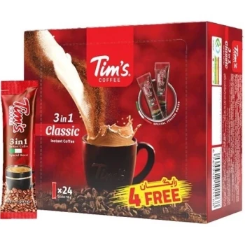 کافی میکس 3 در 1 تیمز بسته 24 عددی