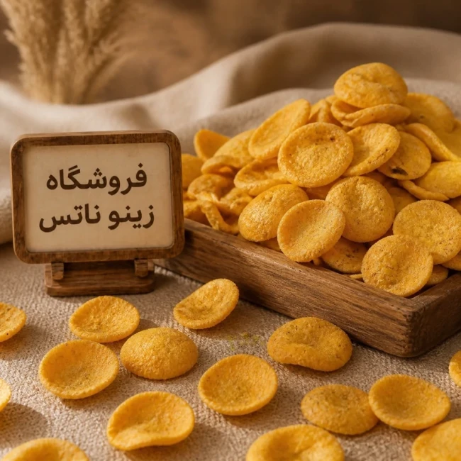 پولکی سبزیجات با طعم کچاپ 100 گرمی