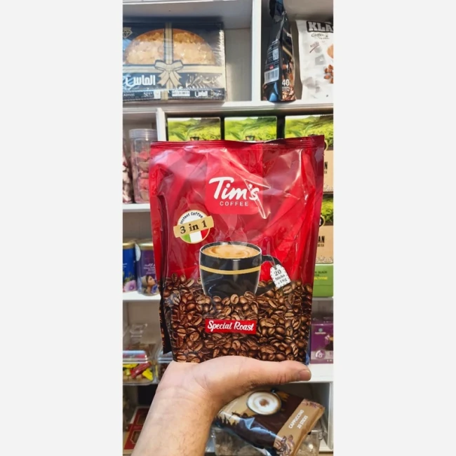 کافی میکس 3 در 1 تیمز بسته 20 عددی