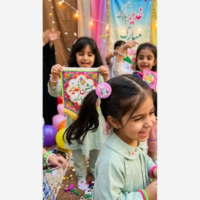 کش موی سر پیکسلی دخترانه مناسب هدیه جشن غدیر 