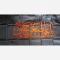 پرچم سردری طرح محرم چوب خور ساتن طرح یا علی اصغر ع اندازه 150 در 75 سانت مناسب مساجد حسینیه ها تکایا ساتن 