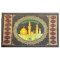 پرچم پلاکارد طرح محرم اندازه 240 در 150 سانت پشت منبری طرح بین الحرمین مناسب تکایا و حسینیه ها مساجد