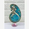 تندیس بته جقه معرق وان یکاد الذین چهار قل آیت الکرسی اللهم عجل لولیک الفرج یا اباصالح المهدی 