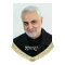 پرچم کتیبه طرح سردار اندازه 70 در 50 پشت منبری شهدا 