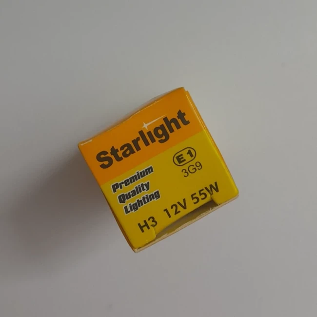 لامپ خودروH3  مدل استار لایت (starlight) 