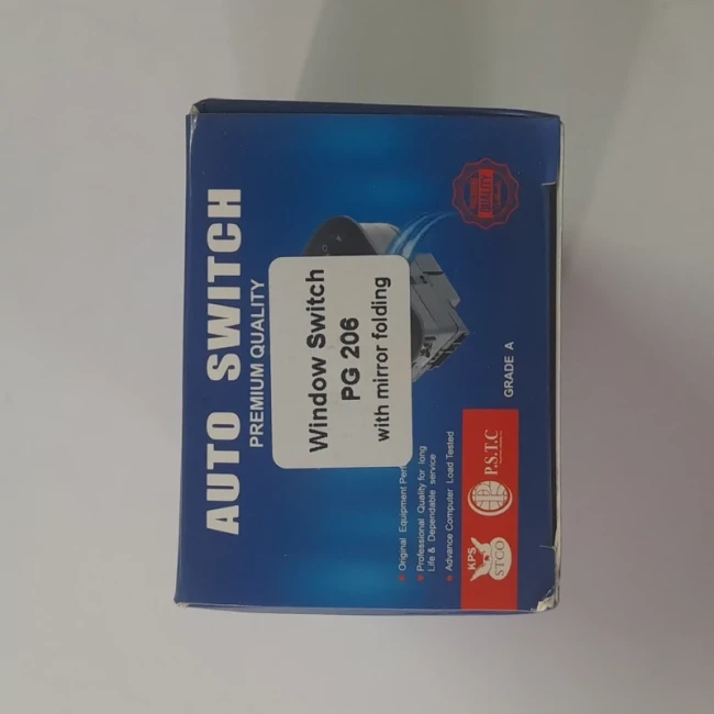 کلید شیشه بالابر پژو 206 تیپ 5