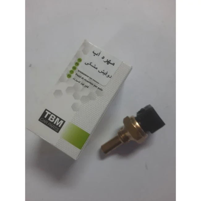 فشنگی دمای آب پراید و پژو 405 دو فیش مشکی (زیمنس) TBM