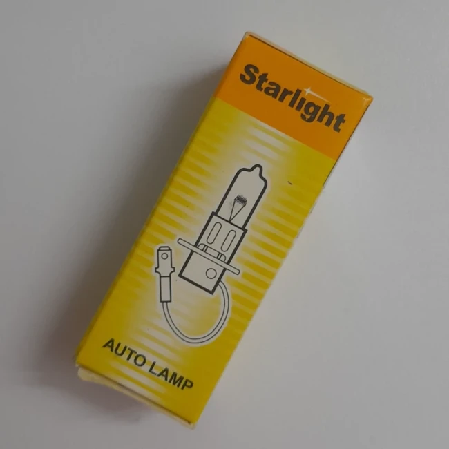 لامپ خودروH3  مدل استار لایت (starlight) 