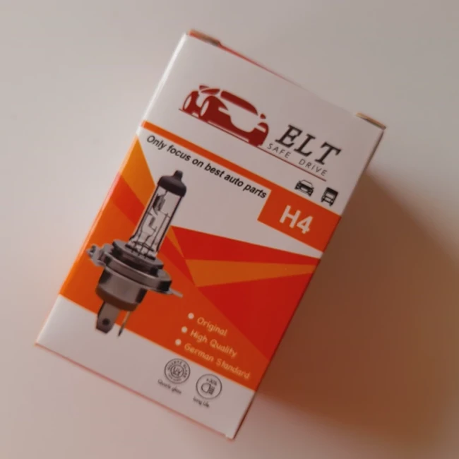 لامپ خودرو سه خار  100 وات H4 برند ELT