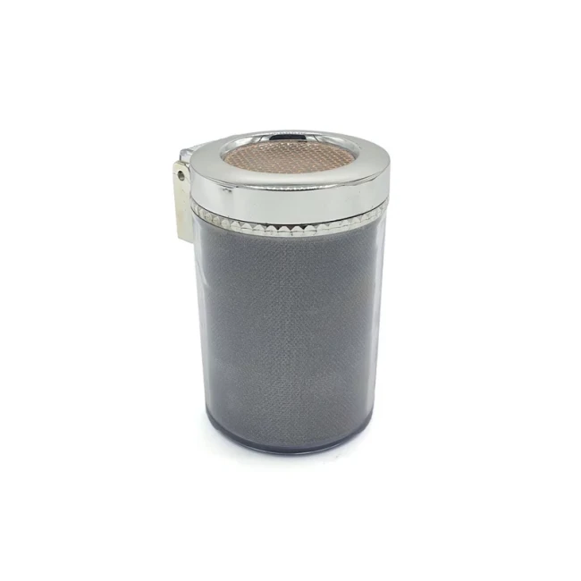 جاسیگاری چراغدار رنگ بدنه نقره ای
