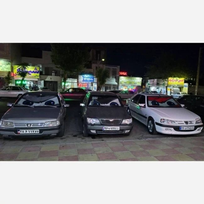 پرده آفتابگیر مک کویین پراید تیبا کوییک 405و پارس سمند و دنا( لطفا بعد ثبت سفارش مدل ماشین مشخص بشه )