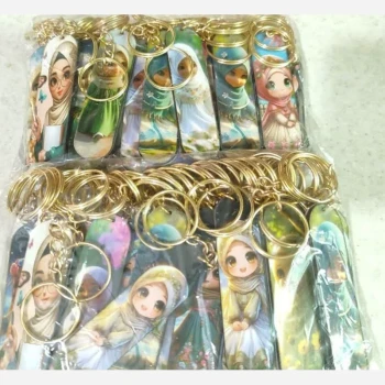 هدیه دخترانه هدیه جشن تکلیف هدیه جایزه سرکلیدی جاکلیدی دخترانه چوبی دوطرفه مناسب هدیه ایام فاطمیه فاطمی