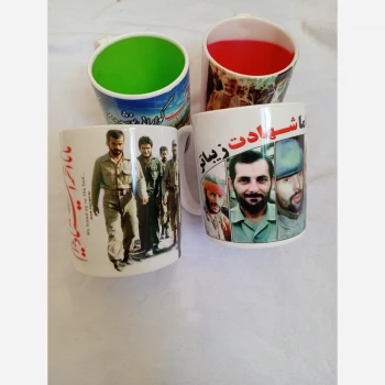 هدیه جایزه شهدایی لیوان پلاستیکی ماگ پلاستیکی طرح شهدایی 