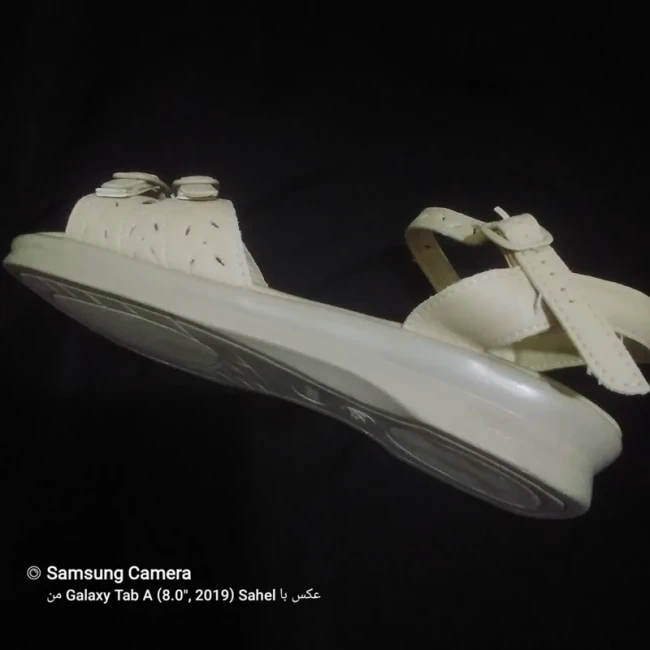 صندل طبی بسیار راحت برند شعله مدل شبنم رنگ کرمی سایز38