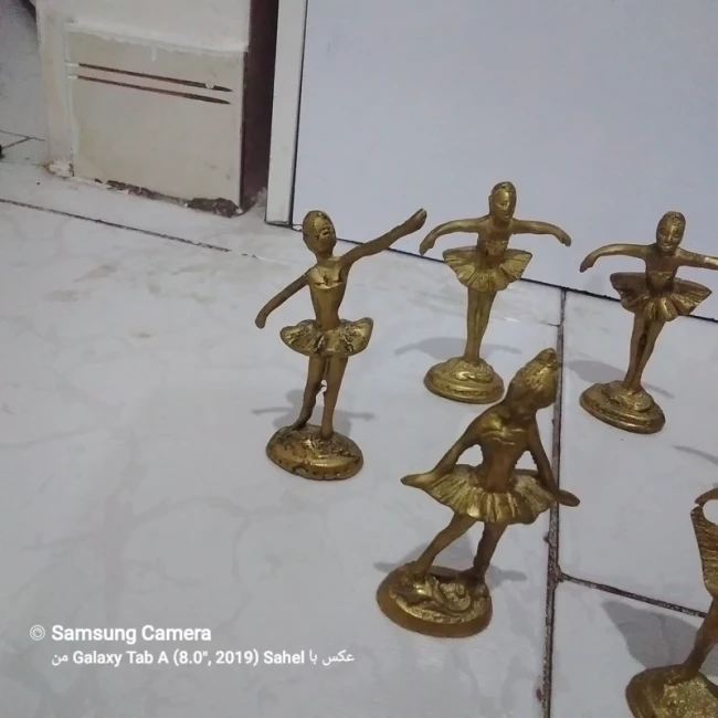 مجسمه برنزی رقص باله جنس برنجی سنگین