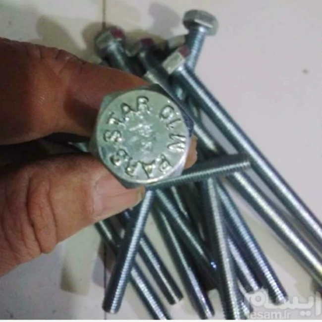 پیچ تمام رزوه 16 سانتی m10 این پیچ 16سانت طول وتمام رزوه میباشد وبا سری شش گوش آچار خور میباشد