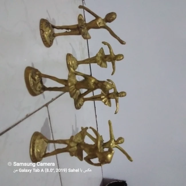 مجسمه برنزی رقص باله جنس برنجی سنگین