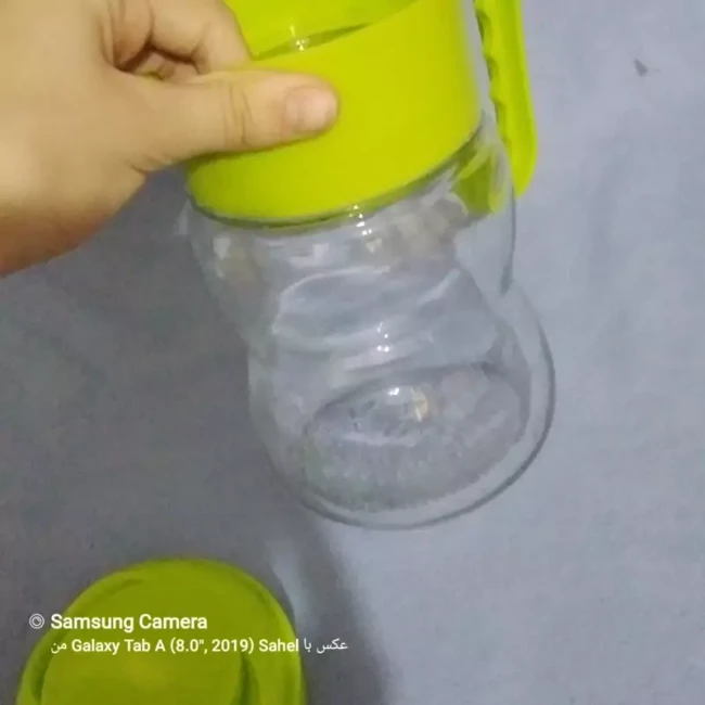 پارچ شیشه وبلور زیبا و خوش رنگ و خوش طرح 