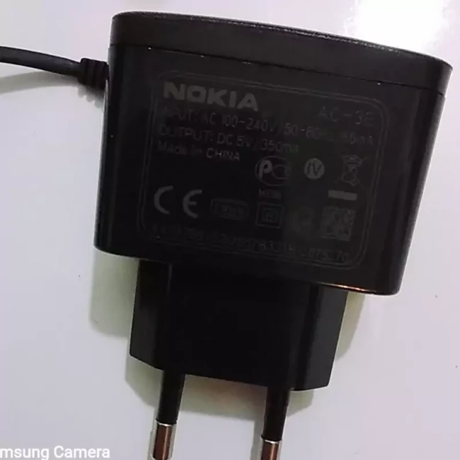 شارژر سوزنی نوکیا مدل Ac3E